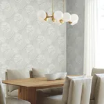 Candice Olson Floating Lanterns wallpaper, color Light Grey, SKU EV3907