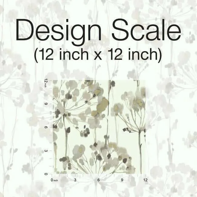 Candice Olson Flourish wallpaper, color Beige, SKU CI2425