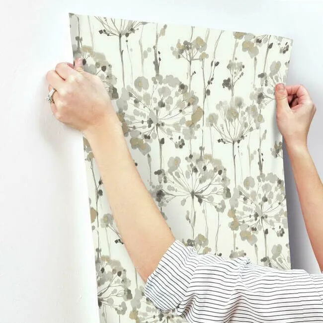 Candice Olson Flourish wallpaper, color Beige, SKU CI2425