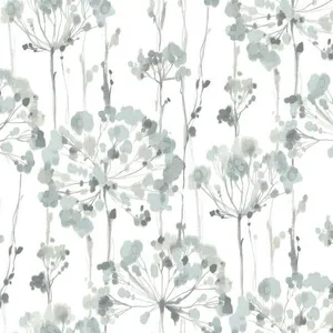 Candice Olson Flourish wallpaper, color Blue & Grey, SKU CI2426