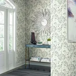 Candice Olson Flourish wallpaper, color Blue & Grey, SKU CI2426