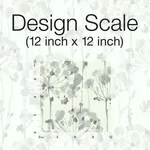 Candice Olson Flourish wallpaper, color Blue & Grey, SKU CI2426