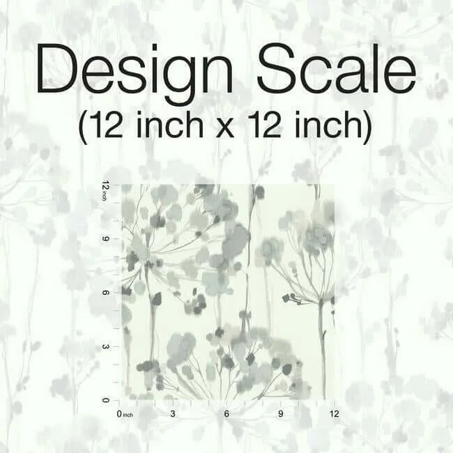 Candice Olson Flourish wallpaper, color Blue & Grey, SKU CI2426