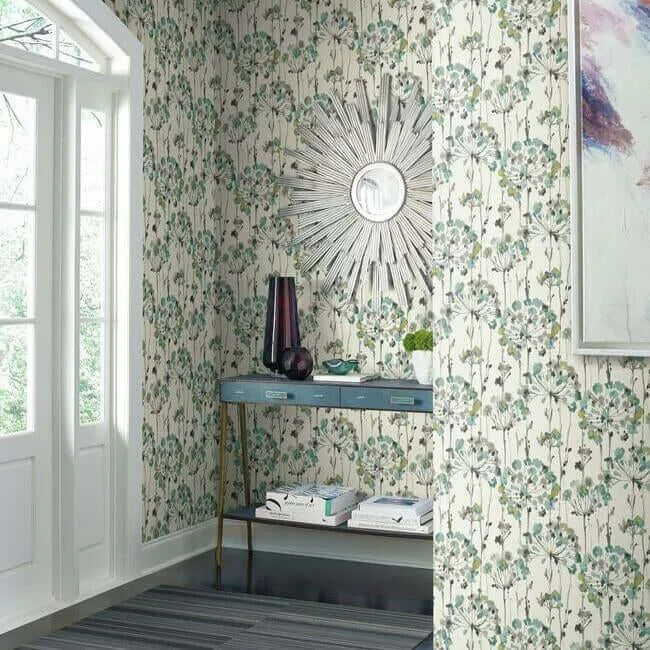 Candice Olson Flourish wallpaper, color Gold Metallic, SKU CN2102