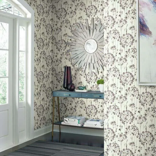 Candice Olson Flourish wallpaper, color Purple, SKU CI2424