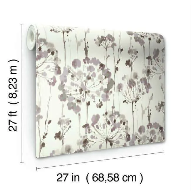 Candice Olson Flourish wallpaper, color Purple, SKU CI2424