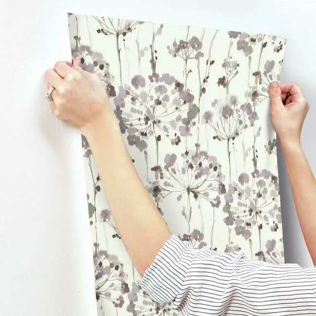 Candice Olson Flourish wallpaper, color Purple, SKU CI2424