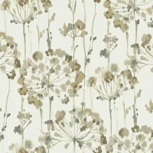 Candice Olson Flourish wallpaper, color Taupe Metallic, SKU CN2103