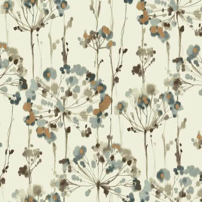 Candice Olson Flourish - Teal Wallpaper | Buy Online Candice Olson Flourish wallpaper, color Teal, SKU CN2100