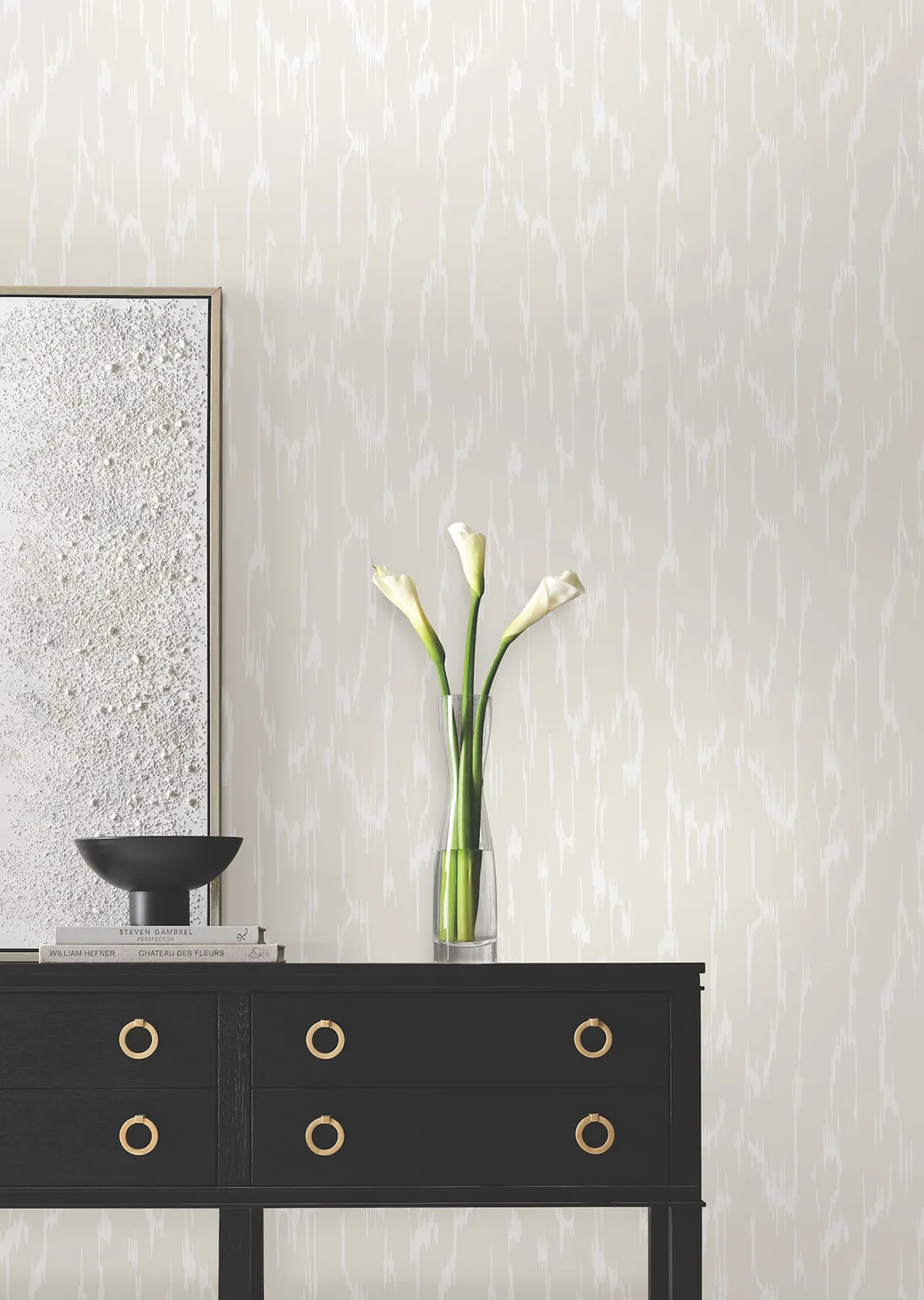 Candice Olson Flowing wallpaper, color Pearl, SKU DF3366