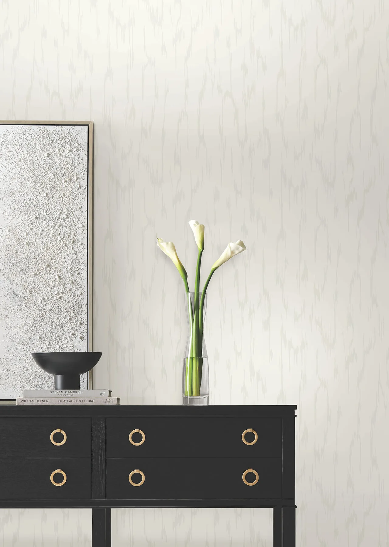 Candice Olson Flowing - White Wallpaper | Buy Online Candice Olson Flowing wallpaper, color White, SKU DF3365