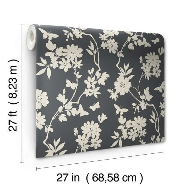 Candice Olson Flutter Vine - Grey Wallpaper | Buy Online Candice Olson Flutter Vine wallpaper, color Grey, SKU DT5025
