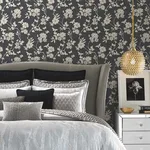 Candice Olson Flutter Vine - Grey Wallpaper | Buy Online Candice Olson Flutter Vine wallpaper, color Grey, SKU DT5025