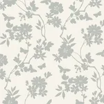 Candice Olson Flutter Vine - White & Silver Wallpaper | Buy Online Candice Olson Flutter Vine wallpaper, color White & Silver, SKU DT5023