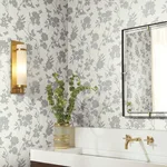 Candice Olson Flutter Vine - White & Silver Wallpaper | Buy Online Candice Olson Flutter Vine wallpaper, color White & Silver, SKU DT5023