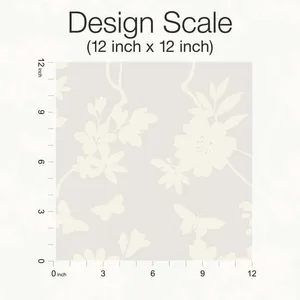 Candice Olson Flutter Vine wallpaper, color White, SKU DT5024