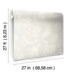 Candice Olson Flutter Vine - White Wallpaper | Buy Online Candice Olson Flutter Vine wallpaper, color White, SKU DT5024