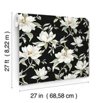 Candice Olson Garden Jewels wallpaper, color Black, SKU DF3313