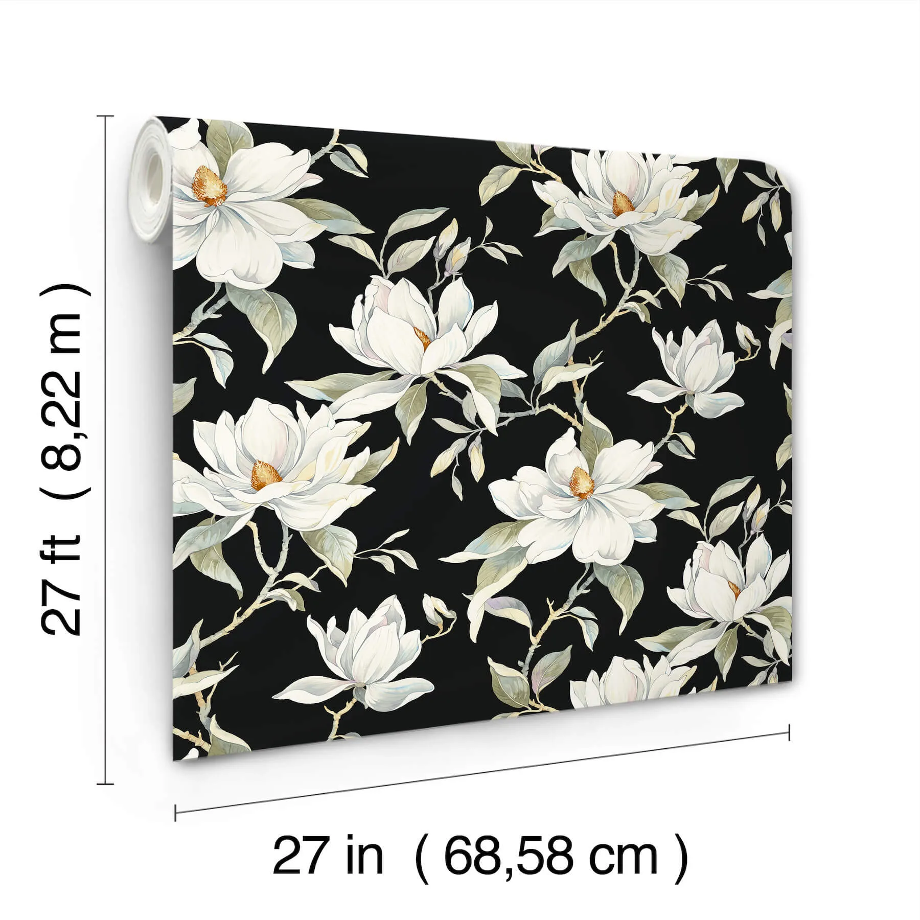 Candice Olson Garden Jewels wallpaper, color Black, SKU DF3313