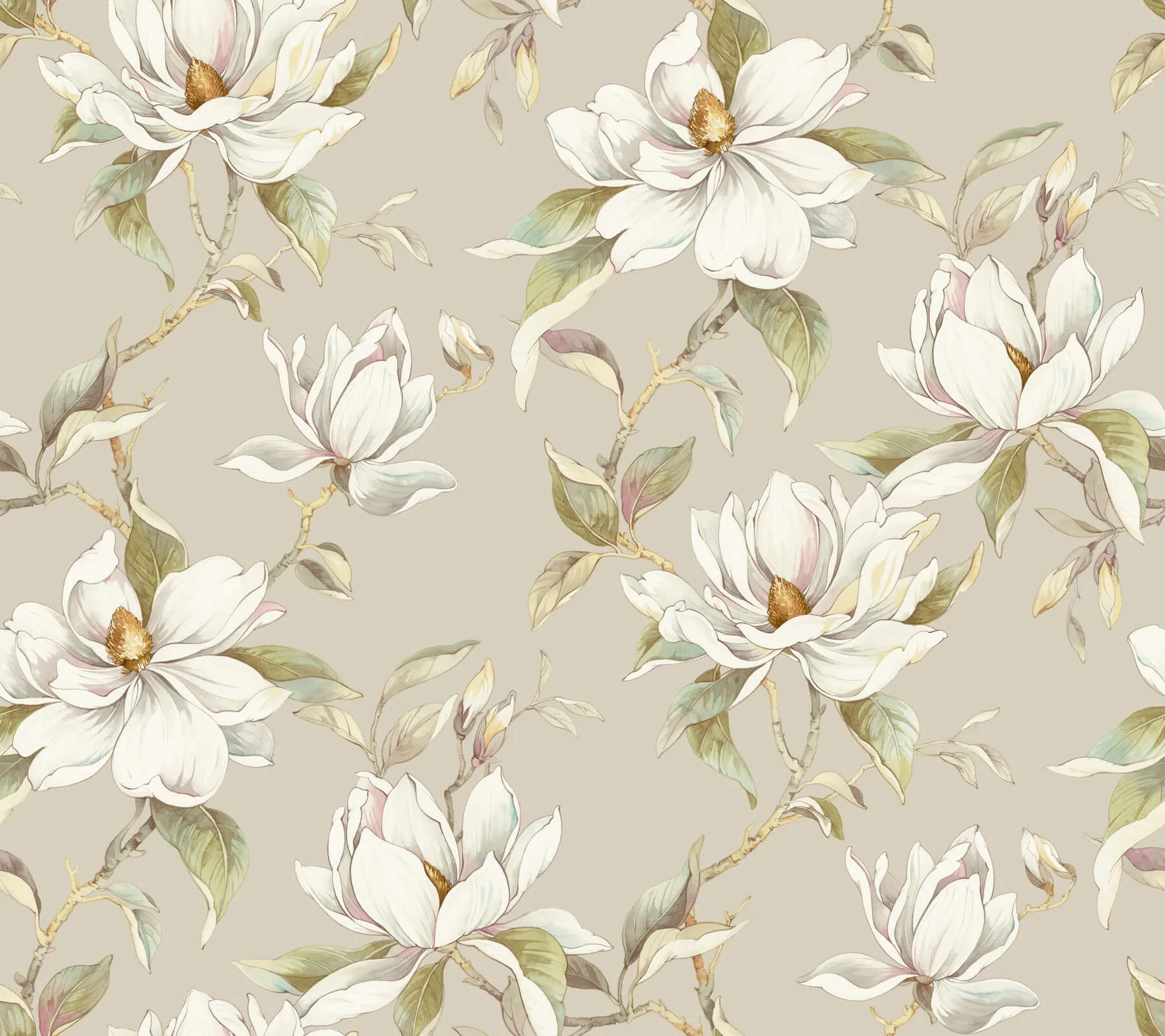 Candice Olson Garden Jewels wallpaper, color Linen, SKU DF3312