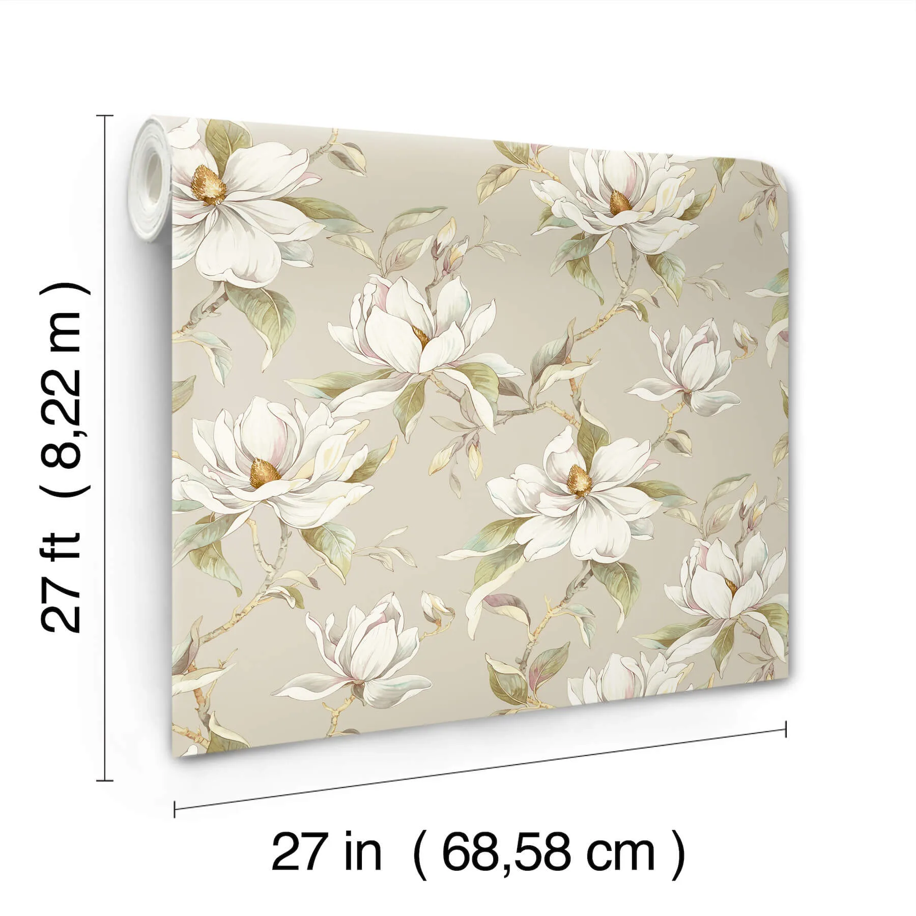 Candice Olson Garden Jewels - Linen Wallpaper | Buy Online Candice Olson Garden Jewels wallpaper, color Linen, SKU DF3312