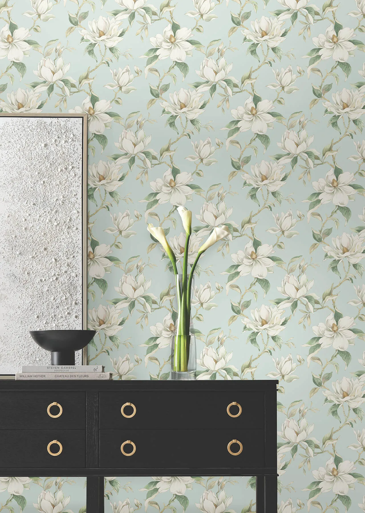 Candice Olson Garden Jewels - Spa Wallpaper | Buy Online Candice Olson Garden Jewels wallpaper, color Spa, SKU DF3315