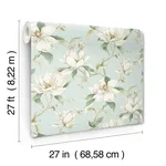 Candice Olson Garden Jewels - Spa Wallpaper | Buy Online Candice Olson Garden Jewels wallpaper, color Spa, SKU DF3315