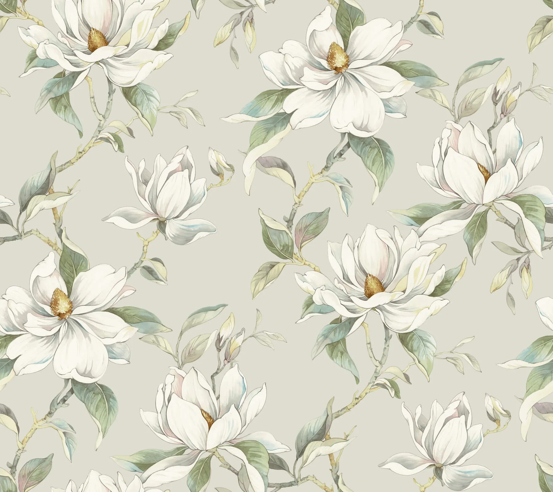 Candice Olson Garden Jewels wallpaper, color Warm Grey, SKU DF3314