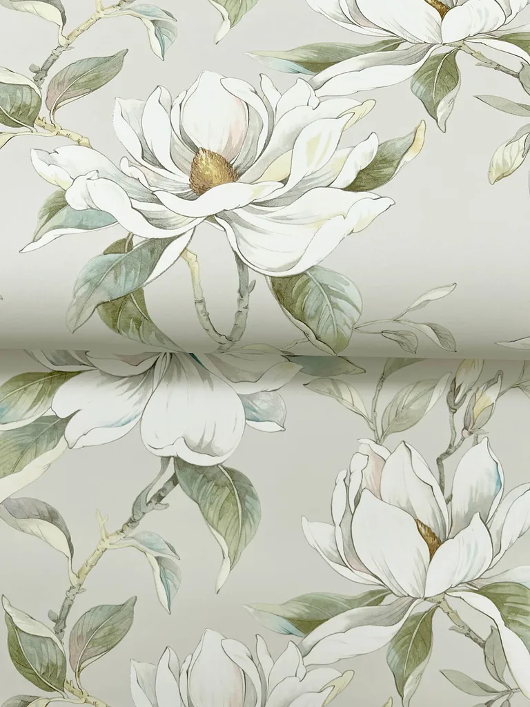 Candice Olson Garden Jewels wallpaper, color Warm Grey, SKU DF3314
