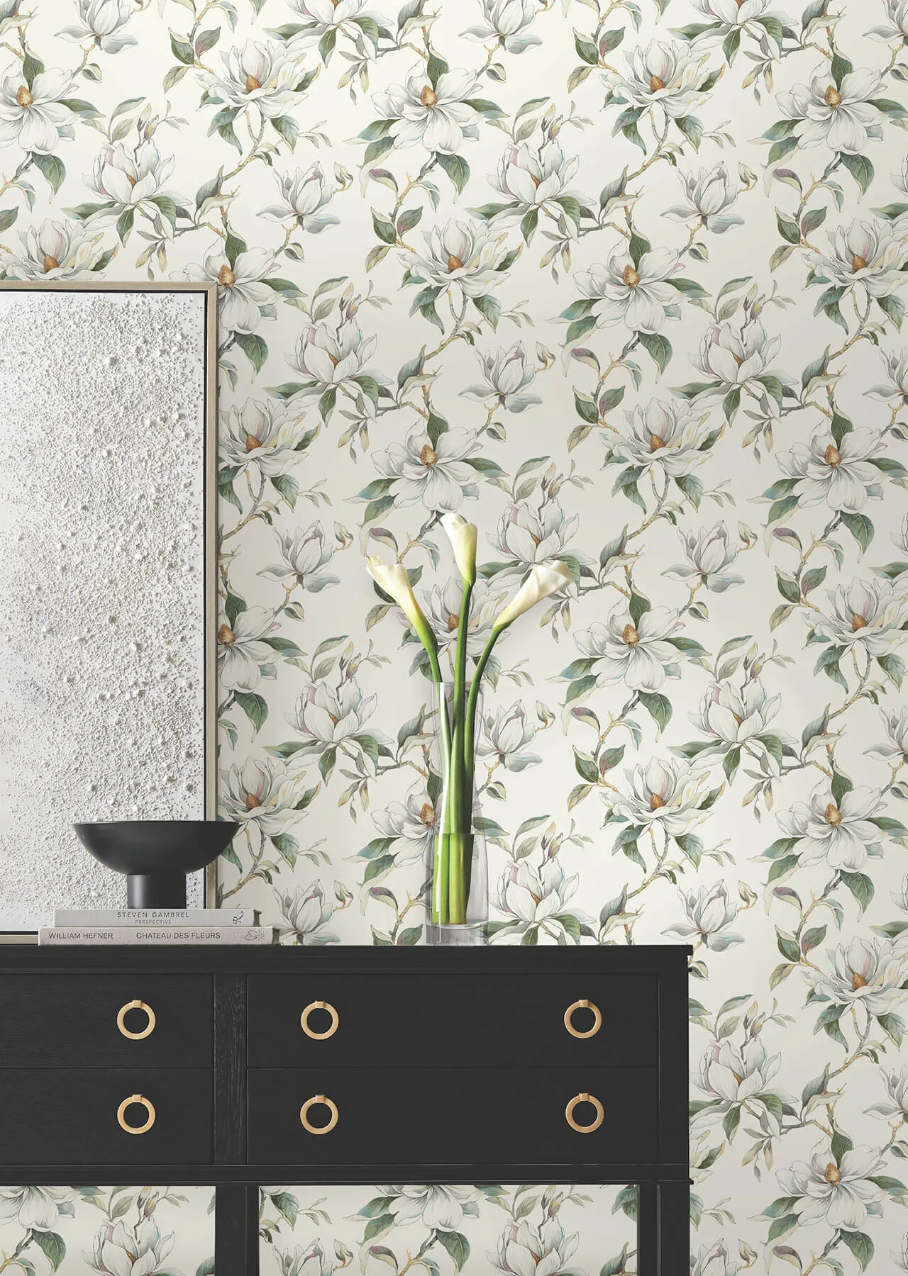 Candice Olson Garden Jewels - White Wallpaper | Buy Online Candice Olson Garden Jewels wallpaper, color White, SKU DF3311