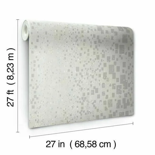 Candice Olson Gilded Confetti - Silver & Grey Wallpaper | Buy Online Candice Olson Gilded Confetti wallpaper, color Silver & Grey, SKU CI2324