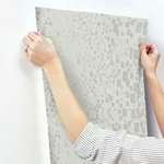 Candice Olson Gilded Confetti - Silver & Grey Wallpaper | Buy Online Candice Olson Gilded Confetti wallpaper, color Silver & Grey, SKU CI2324