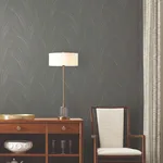 Candice Olson Graceful Wisp wallpaper, color Charcoal, SKU EV3936