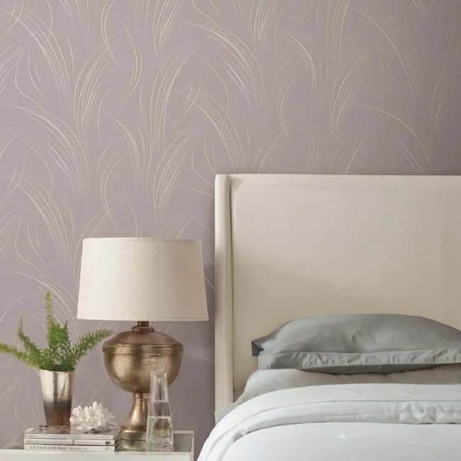 Candice Olson Graceful Wisp wallpaper, color Lavender, SKU EV3935