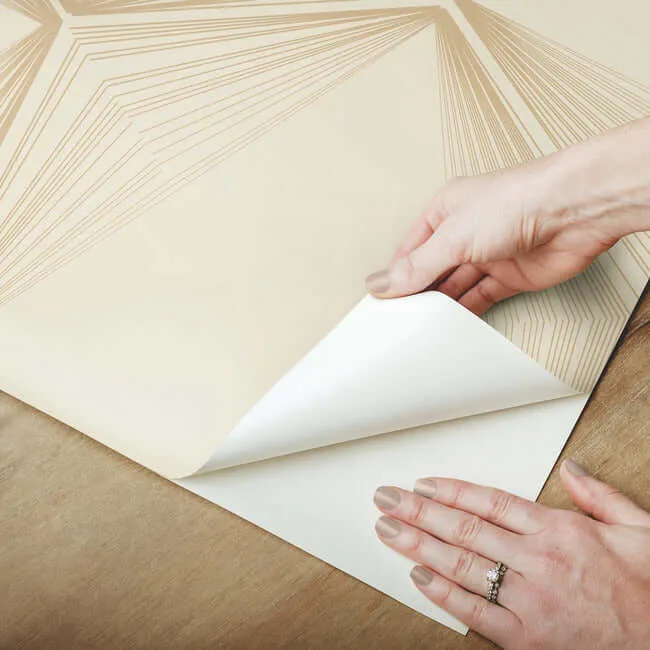 Candice Olson Honeycomb - Sand & Gold Wallpaper | Buy Online Candice Olson Honeycomb wallpaper, color Sand & Gold, SKU PSW1416RL