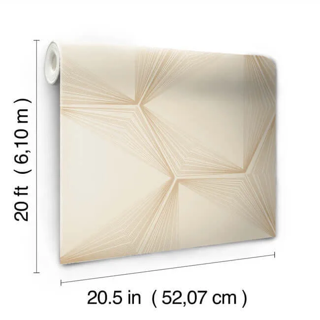 Candice Olson Honeycomb - Sand & Gold Wallpaper | Buy Online Candice Olson Honeycomb wallpaper, color Sand & Gold, SKU PSW1416RL