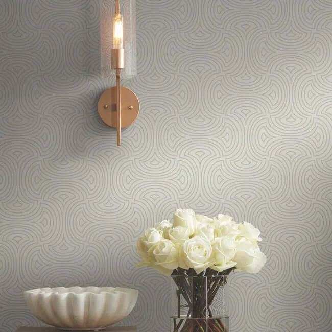 Candice Olson Hourglass wallpaper, color White, SKU DT5142