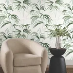 Candice Olson Inky Palms - Green Wallpaper | Buy Online Candice Olson Inky Palms wallpaper, color Green, SKU PSW1609RL