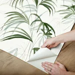 Candice Olson Inky Palms - Green Wallpaper | Buy Online Candice Olson Inky Palms wallpaper, color Green, SKU PSW1609RL