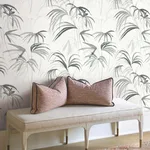Candice Olson Inky Palms - Black Wallpaper | Buy Online Candice Olson Inky Palms wallpaper, color Black, SKU PSW1611RL
