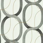 Candice Olson Interlock - Black & Gold Wallpaper | Buy Online Candice Olson Interlock wallpaper, color Black & Gold, SKU OS4213