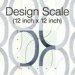 Candice Olson Interlock wallpaper, color Navy, SKU OS4215