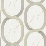 Candice Olson Interlock - Light Taupe Wallpaper | Buy Online Candice Olson Interlock wallpaper, color Light Taupe, SKU PSW1418RL