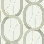 Candice Olson Interlock wallpaper, color Taupe, SKU OS4211