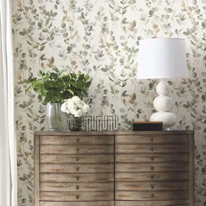 Candice Olson Joyful Eucalyptus wallpaper, color Green, SKU PSW1430RL