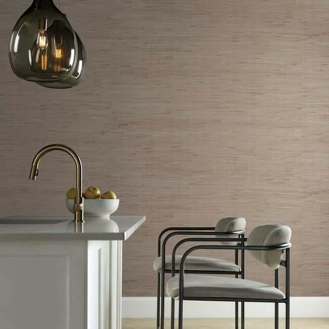 Candice Olson Jute wallpaper, color Silver & Tan Metallic, SKU OS4323