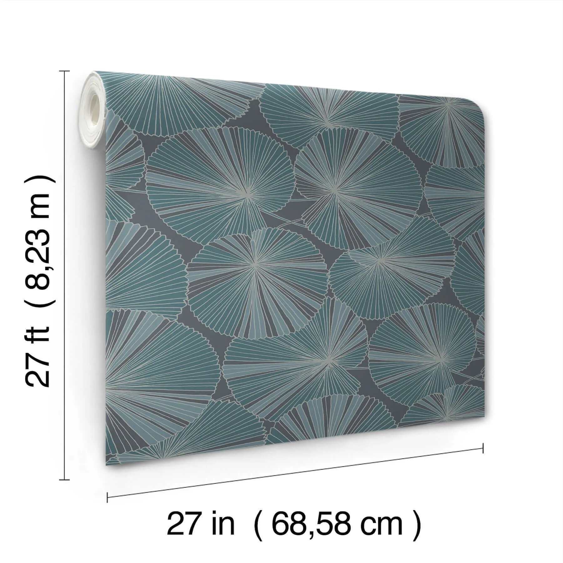 Candice Olson Layered wallpaper, color Deep Blue, SKU NT6113