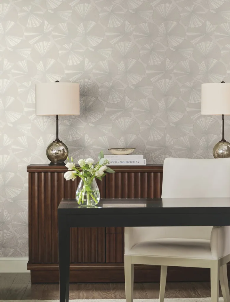 Candice Olson Layered wallpaper, color Grey, SKU NT6114