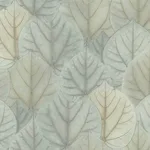 Candice Olson Leaf Concerto - Blue & Taupe Wallpaper | Buy Online Candice Olson Leaf Concerto wallpaper, color Blue & Taupe, SKU OS4244