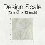 Candice Olson Leaf Concerto wallpaper, color Grey, SKU OS4246